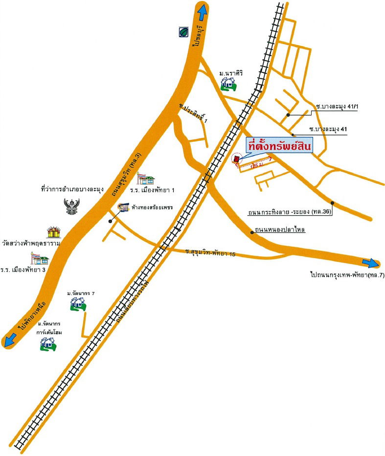 picture ทาวน์เฮ้าส์ 64 square meter Chonburi Bang Lamung Na Kloe for 675000 THB - 2/2