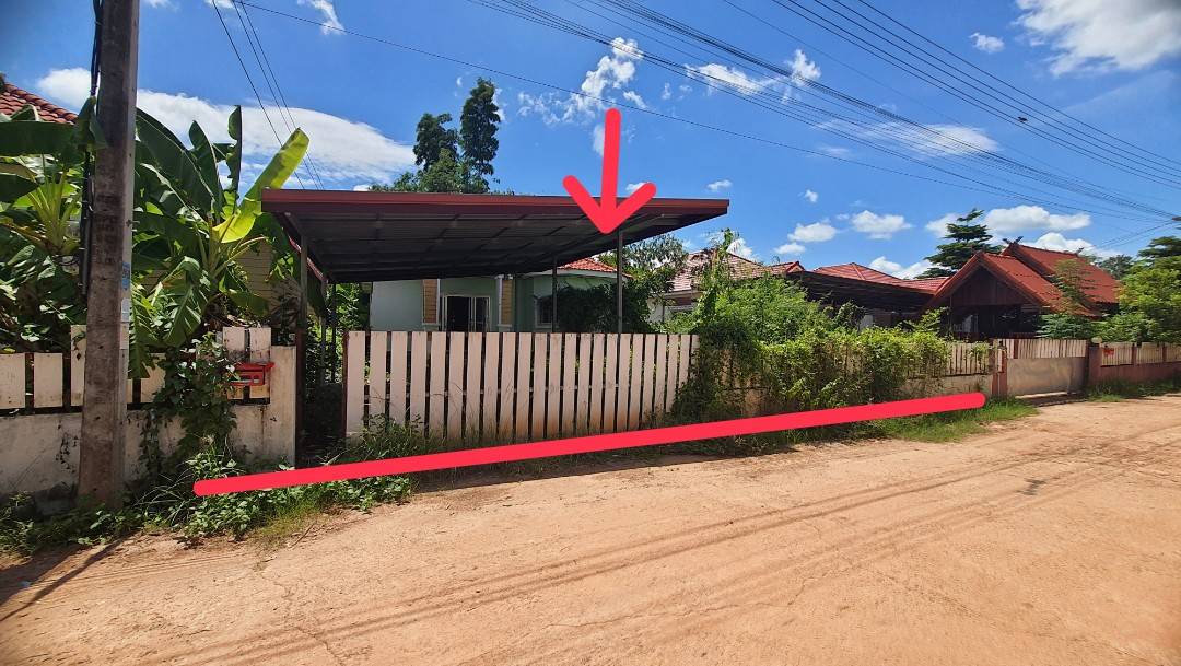 รูป บ้านเดี่ยว เนื้อที่ทั้งหมด 400 ตารางเมตร 256 (ห่างถนน ทล.ชนบทสน.2029) ตำบลงิ้วด่อน อำเภอเมืองสกลนคร สกลนคร ราคา 1,955,000 บาท - รูปที่ 1/2