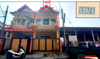 Townhouses for sale Songkhla-Nathawi Road : ทาวน์เฮ้าส์ 89.2 square meter Songkhla Muang Songkhla Bo Yang for 2750000 THB