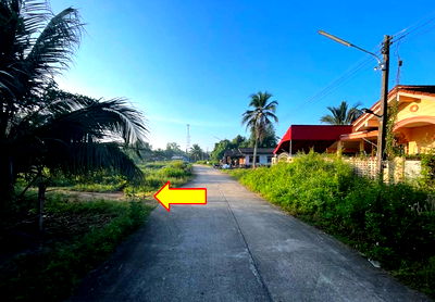 ที่ดินเปล่า เนื้อที่ทั้งหมด 295.6 ตารางเมตร หมู่บ้านที่ดินเปล่าติดซอยไม่มีชื่อแยกจากซอยวาสนา ตำบลเหนือคลอง อำเภอเหนือคลอง กระบี่ ราคา 716,000 บาท