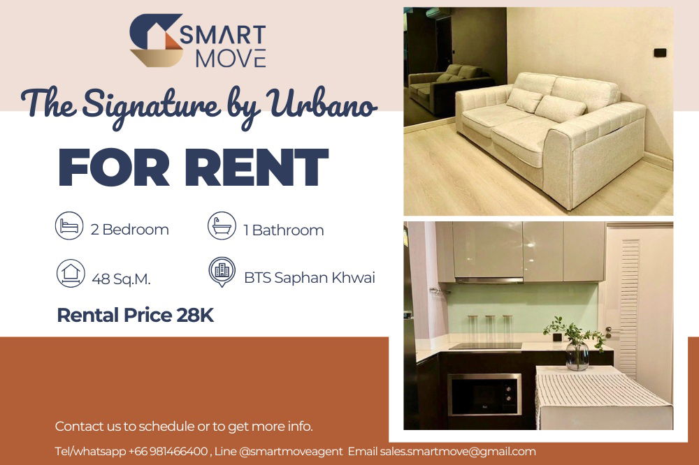 picture 🔥 For Rent !!🔥 Code C20250800023..........The Signature by Urbano, 2 bedroom, 1 bathroom, Good location, furnished, ready to move in 📣📣 - 1/11