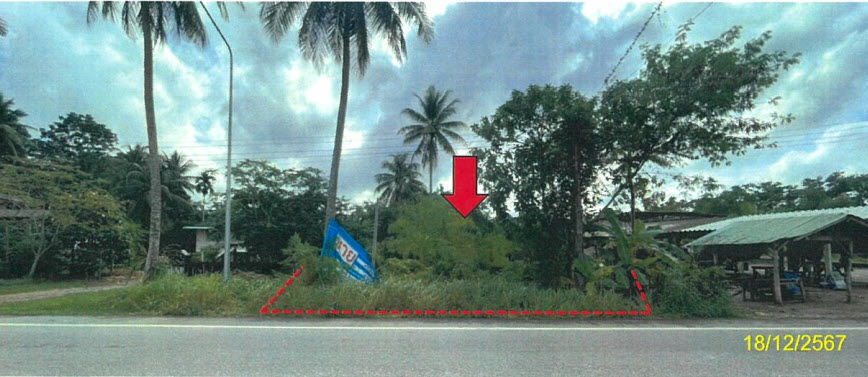picture ที่ดินเปล่า 324 square meter Phatthalung Khao Chaison Khok Muang for 586000 THB - 1/4