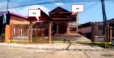 Houses for sale Kamphaeng Phet : บ้านเดี่ยว 334.8 square meter Kamphaeng Phet Muang Kamphaeng Phet Nakhon Chum for 2448000 THB