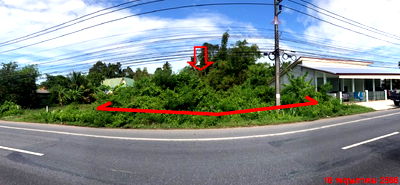 Land for sale Singha Nakhon Songkhla : ที่ดินเปล่า 1884 square meter Songkhla Singha Nakhon Muang Ngam for 3504000 THB