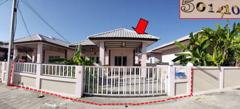 บ้านเดี่ยว 166 square meter Prachaubkirikhan Hua Hin Thap Tai for ติดต่อธนาคาร THB