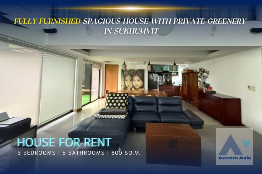 picture 🔼🔽 AccomA 📩 Spacious house with private greenery in Sukhumvit (AA43379) - 1/20