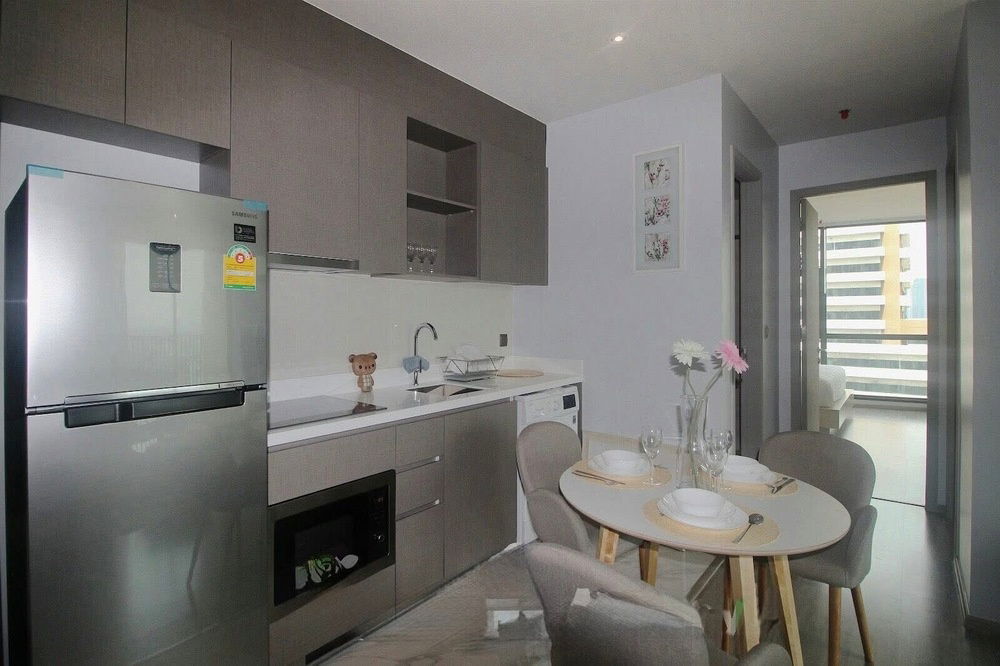 picture 🔥 For Rent !!🔥 Code C20240201229..........Rhythm Ekkamai, 2 bedroom, 2 bathroom, high floor 21++, corner room, furnished, ready to move in 📣📣 - 7/12