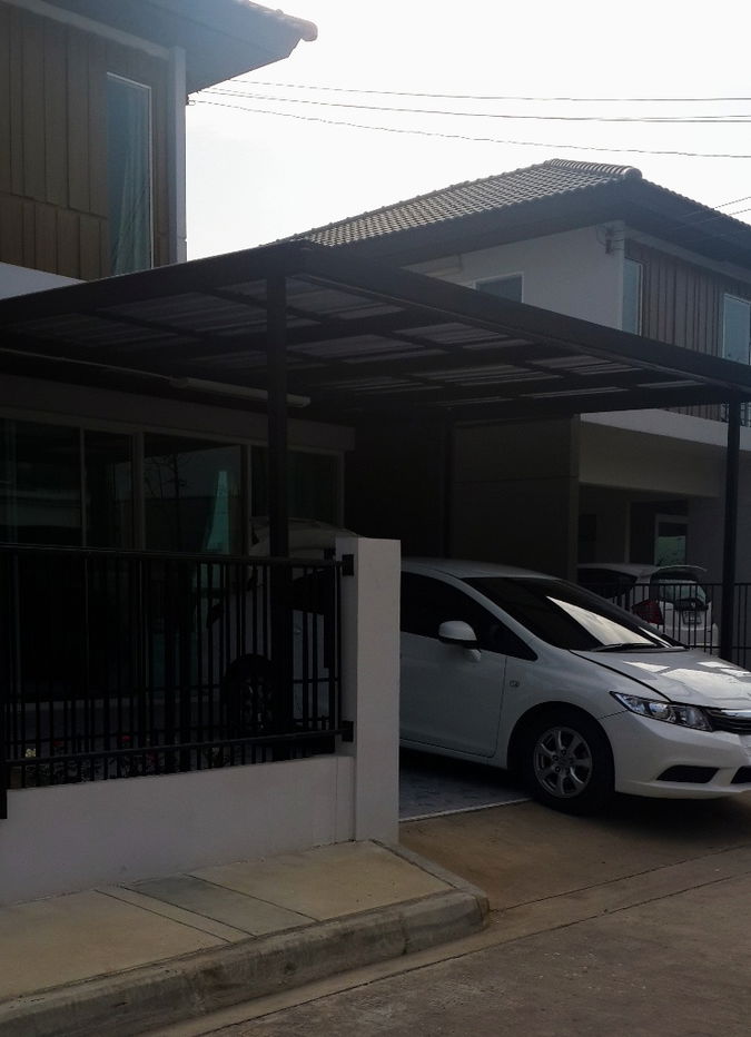 รูป ขาย บ้านเดี่ยว พร้อมต่อเติมห้องหน้าบ้าน หลังคาโรงรถ ครัวไทยบิวอินหลังบ้าน  - รูปที่ 10/10