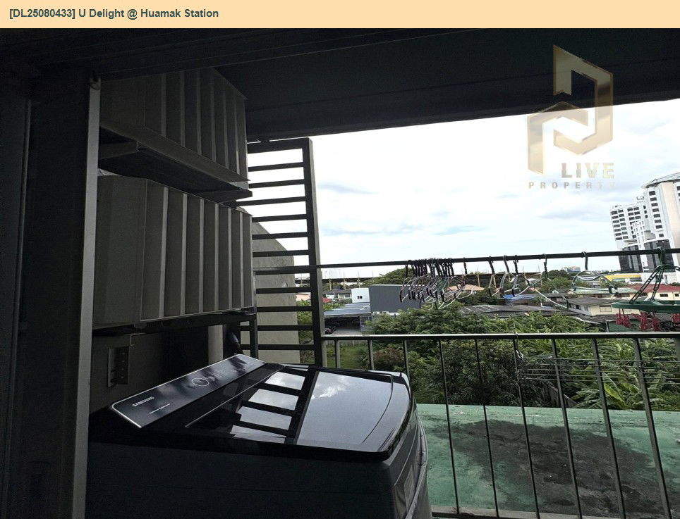 picture DL25080433 Condo for rent, U Delight @ Huamak Station near Airport Rail Link Hua Mak, ready to move in, call urgently 0656133286 LineID @534wlwof - 6/11