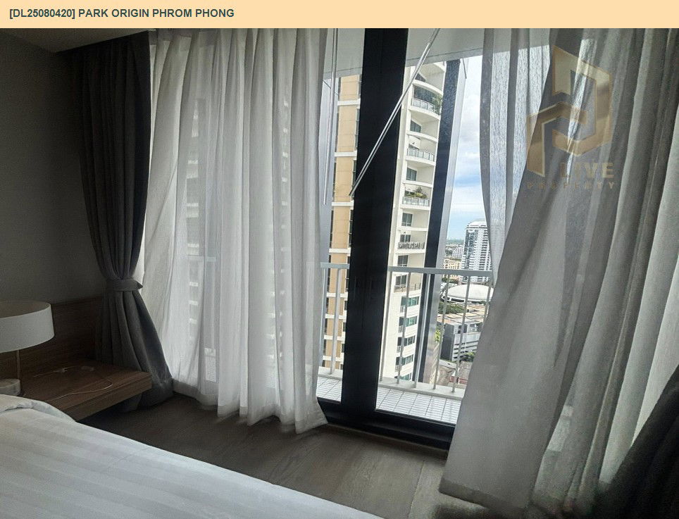 picture DL25080420 Condo for rent, PARK ORIGIN PHROM PHONG near BTS Phrom Phong, ready to move in, call urgently 0656133286 LineID @534wlwof - 12/14