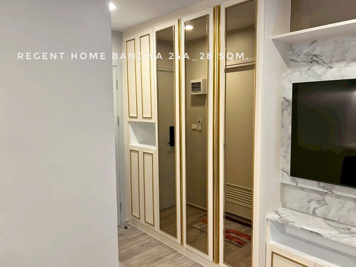 รูป ห้องใหม่ให้เช่า แอร์ 2 เครื่อง Regent Home บางนา วิวบางกระเจ้า สวยมาก ใกล้ทางด่วนและ BTS บางนา - รูปที่ 5/9