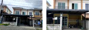 Twin houses for sale Pluak Daeng Rayong : บ้านแฝด 164 square meter Rayong Pluak Daeng Mapyangphon for 2640000 THB