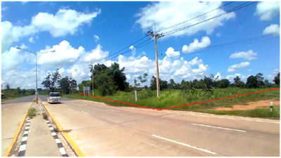 Land for sale Loeng Nok Tha Yasothon : ที่ดินเปล่า 11820 square meter Yasothon Loeng Nok Tha Sawat for 8549000 THB