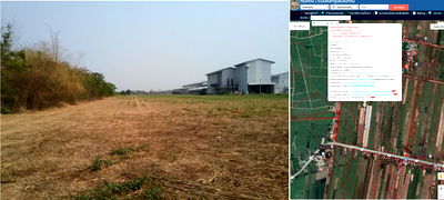 Land for sale Muang Kamphaeng Phet Kamphaeng Phet : ที่ดินเปล่า 39765.6 square meter Kamphaeng Phet Muang Kamphaeng Phet Nikhom Thung Pho Thale for 8028000 THB
