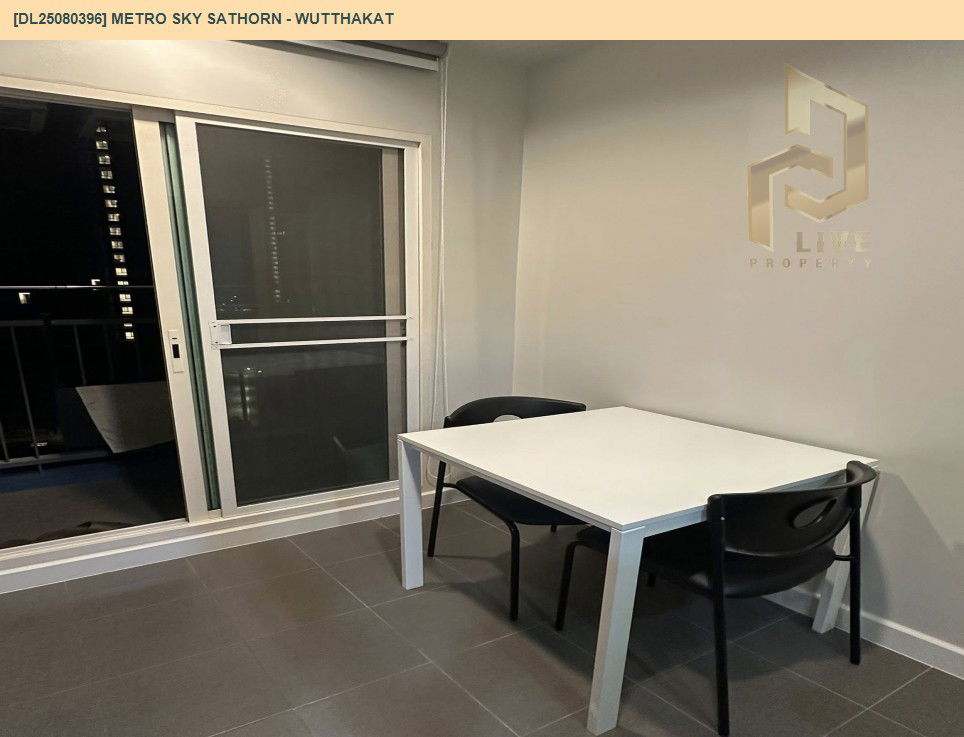 picture DL25080396 Condo for rent, Metro Sky Sathorn - Wutthakat near BTS Wutthakat, ready to move in, call urgently 0656133286 LineID @534wlwof - 6/15
