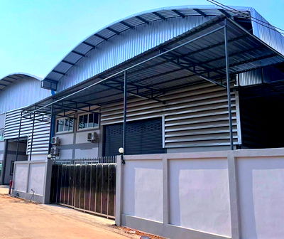 Factory for rent Maharaj Nakorn Industrial Estate : Wasana BangNamChuet Market 1.7km. Warehouse with office for rent 2-storey 480 sq.m. 120 sq.wa. 40,99