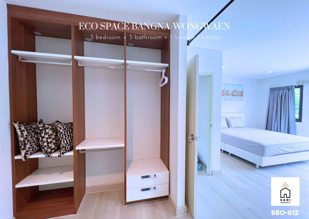picture 3-story townhome ,corner unit next to garden, near Mega-Bangna, Newly renovated, - 4/13