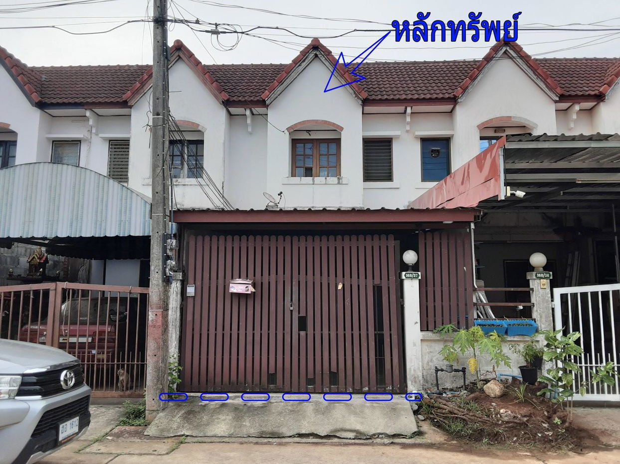 รูป ทาวน์เฮ้าส์ เนื้อที่ทั้งหมด 80.8 ตารางเมตร 168/37 หมู่บ้านเสาวลักษณ์ 1 ตำบลบางกุ้ง อำเภอเมืองสุราษฎร์ธานี สุราษฎร์ธานี ราคา 1,050,000 บาท - รูปที่ 1/2