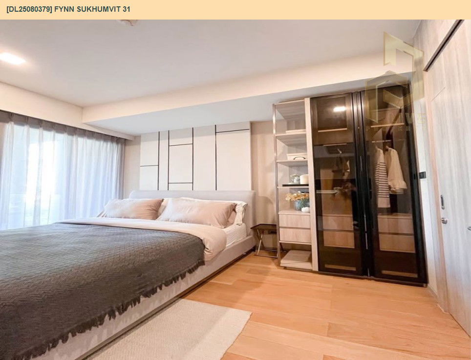 picture DL25080379 Condo for rent, FYNN Sukhumvit 31 near MRT สุขุมวิท, ready to move in, call urgently 0656133286 LineID @655ebbvc - 7/16