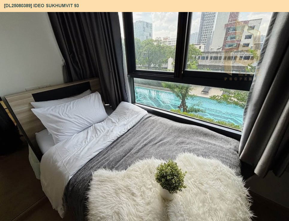 รูป DL25080389 ให้เช่าคอนโด ไอดีโอ สุขุมวิท 93  (IDEO Sukhumvit 93) ใกล้ BTS บางจาก พร้อมเข้าอยู่ โทรด่วน 0638692663 LineID @655ebbvc - รูปที่ 13/15