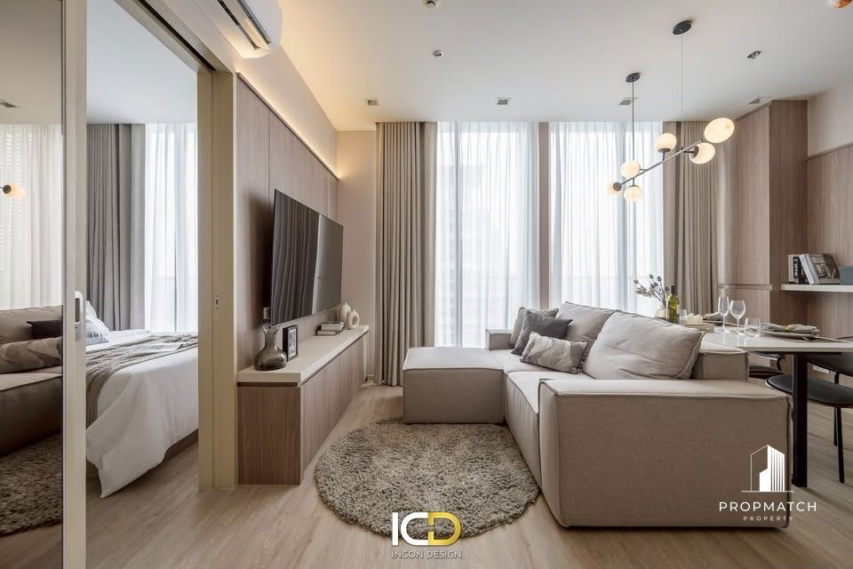รูป ✨Flash Deal ✨ Noble State 39 ( 2Bed 2Bath 60 SQM.) แต่งครบพร้อมอยู่ !! เพียง 65,000 บาทต่อเดือน Tel.0981315848 @propmatch - รูปที่ 2/15