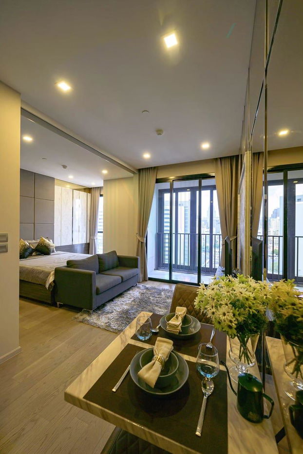 picture 🚩 For Rent Condo ASHTON ASOKE Building 1, Floor 18,1 bed room, Room size 35.00 sqm - 2/8