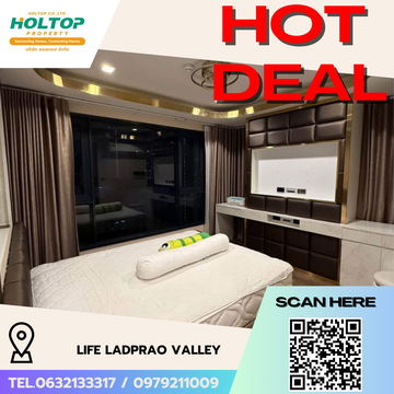 #R5722  🎉 140868 Condo for rent Life Ladprao Valley 
