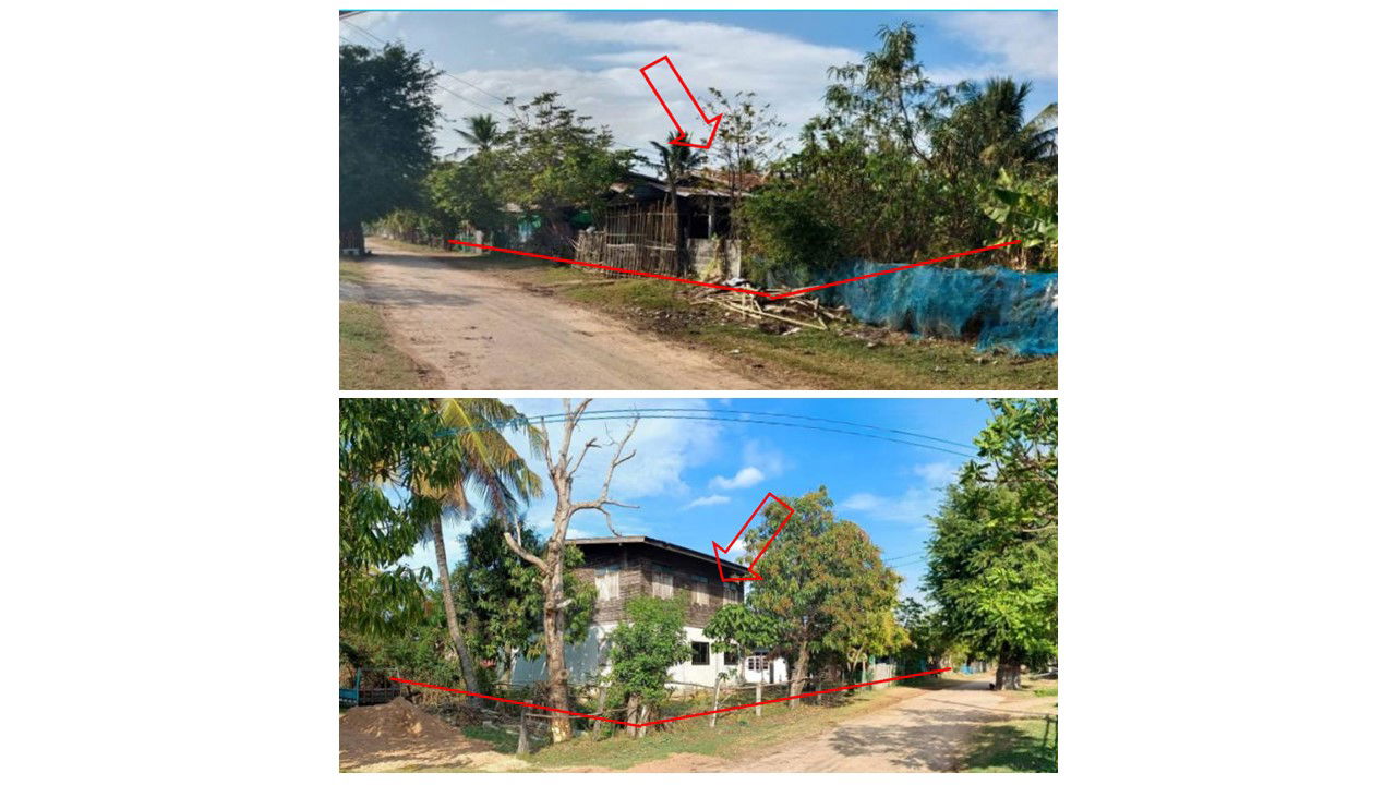 รูป บ้านเดี่ยว เนื้อที่ทั้งหมด 2044 ตารางเมตร ไม่มีเลขที่ ตำบลเหล่าหลวง อำเภอเกษตรวิสัย ร้อยเอ็ด ราคา 1,223,000 บาท - รูปที่ 1/4