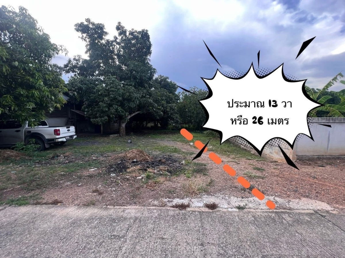 picture Beautiful land for sale, convenient, water and electricity available, in a community in Thong En Subdistrict, In Buri District, Sing Buri Province. - 3/5