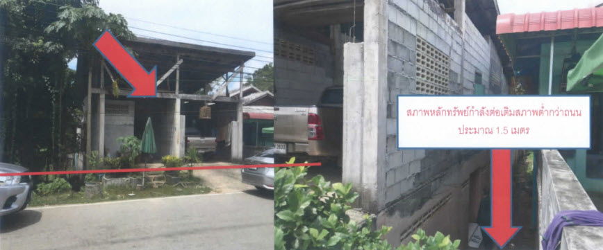 รูป บ้านเดี่ยว เนื้อที่ทั้งหมด 651.6 ตารางเมตร ตำบลเฉลิม อำเภอระแงะ นราธิวาส ราคา 139,000 บาท - รูปที่ 1/3