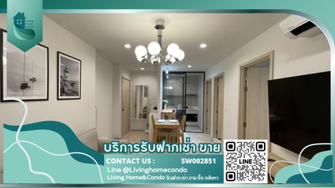 Condo for sale, Life One Wireless, high floor, 2 bedrooms, fully furnished and ready to move in. Great location near shopping mall  SW002851