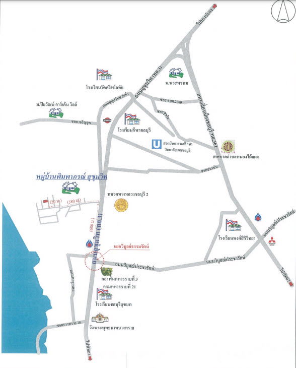 picture บ้านแฝด 140 square meter Chonburi Muang Chon Buri Nong Mai Daeng for 2513000 THB - 2/2