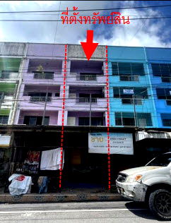 Shophouses for sale Sadao Songkhla : อาคารพาณิชย์ 88 square meter Songkhla Sadao Samnak Kham for 3300000 THB