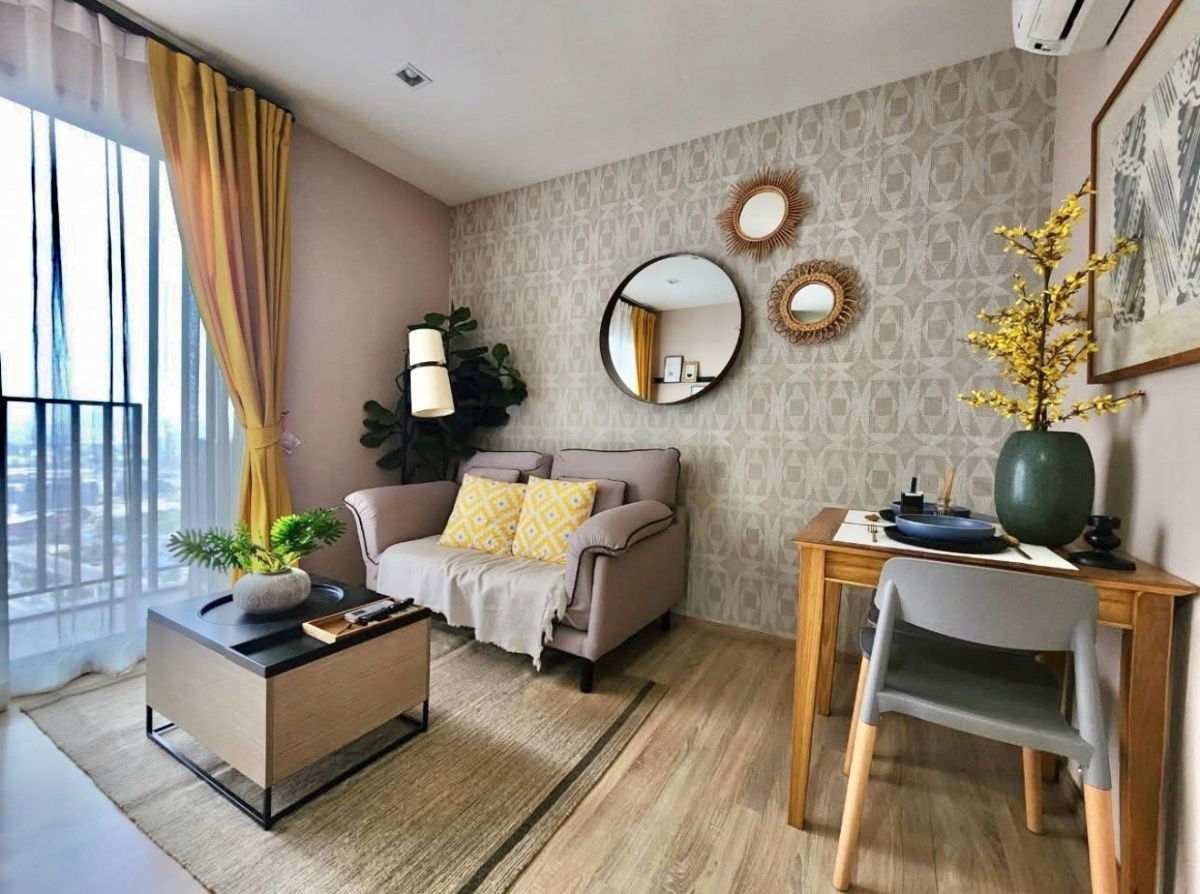 picture *** Condo for Rent : The Base Garden-Rama9 High floor Fully furnished Nice decorated *** - 2/9