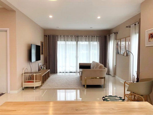 picture FOR RENT PASSORN BANGNA - WONGWAEN / 3 bedrooms 3 bathrooms / 50 Sqw. 180 Sqm. **50,000** CLOSE TO GEMOPOLIS INDUSTRIAL ESTATE - 2/16