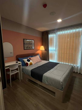 UK06-038 🏙 Kave Universe Bangsaen for rent! New room, fully furnished 💰 Price only 12,000 baht/month