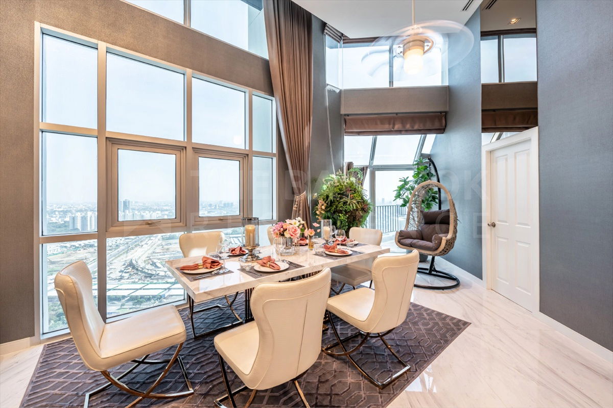 picture 𝐋𝐮𝐱𝐮𝐫𝐲 𝐔𝐧𝐢𝐭 ✨ Belle Grand Rama 9, Stunning Penthouse 💖  𝟏𝟖𝟎𝐊 /month, Near MRT Rama9 - 6/18