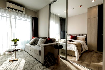 Condos for rent : ✨Condo for Rent, Ready to Move in at Niche Mono Ramkhamhaeng Fully furnished, brand-new unit, great location, right next to MRT Hua Mak station.