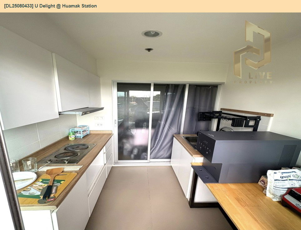 picture DL25080433 Condo for rent, U Delight @ Huamak Station near Airport Rail Link Hua Mak, ready to move in, call urgently 0656133286 LineID @534wlwof - 4/11