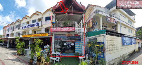 อาคารพาณิชย์ เนื้อที่ทั้งหมด 111.6 ตารางเมตร หมู่บ้านภูเก็ตเรือนทอง ตำบลรัษฎา อำเภอเมืองภูเก็ต ภูเก็ต ราคา 2,613,000 บาท