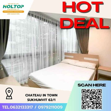 #Z1911💥130868🔥 Condo for rent: Chateau in Town Sukhumvit 62/1