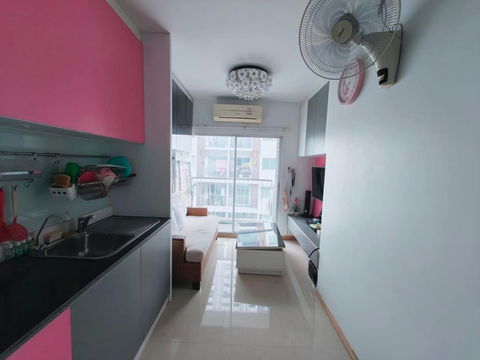 Don't delay! 🔥🔥For rent: A Space Asoke-Ratchaba Rama 9. Beautiful room, exactly as pictured. Fully furnished. Ready to move in 