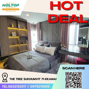 #R5713 🎉 140868  Condo for rent  The Tree Sukhumvit 71-Ekamai 