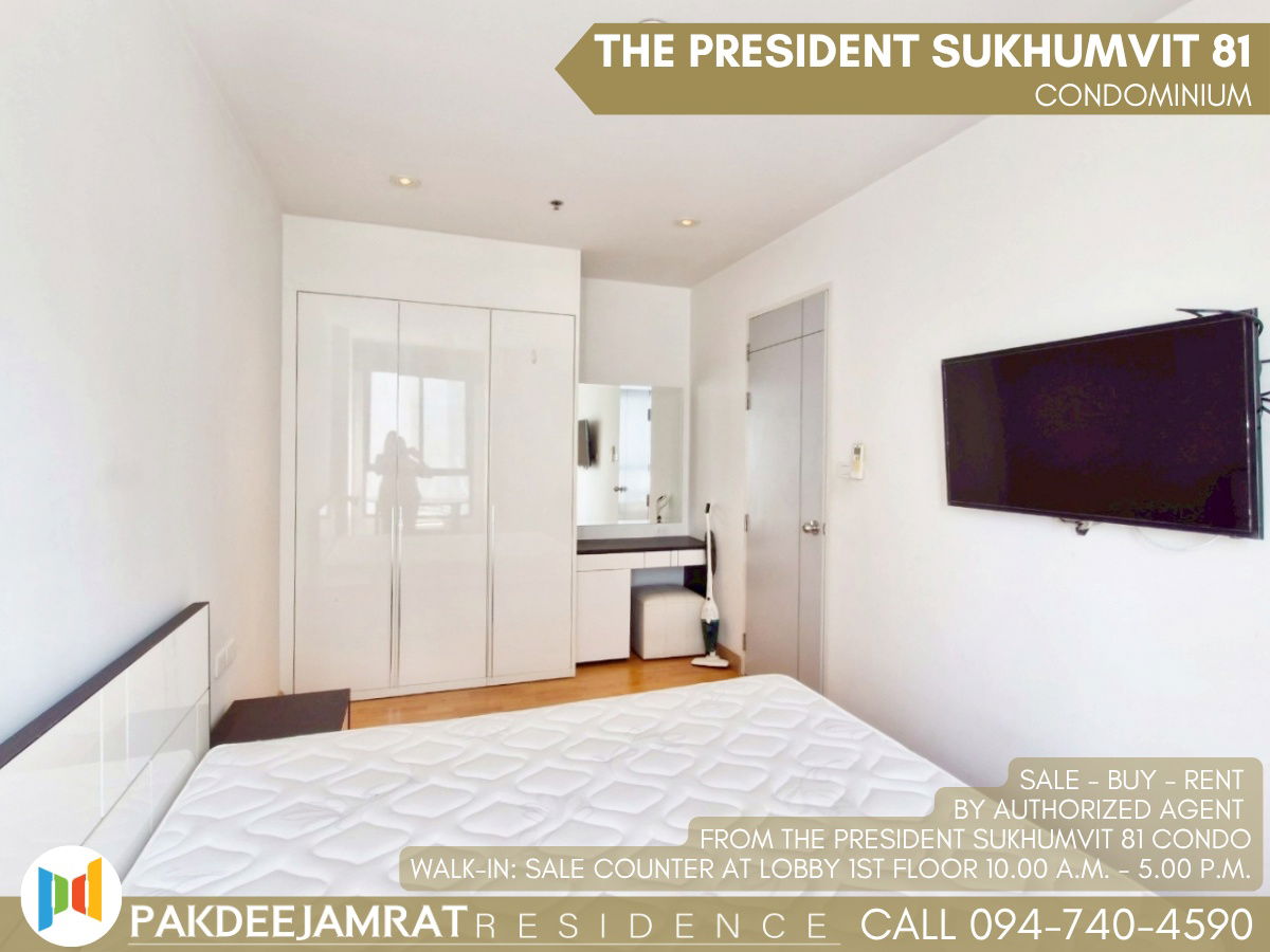 picture Rent The President Sukhumvit 81 1 bedroom 1 bathroom size 35 sq.m. 16,000 baht / month - 3/8