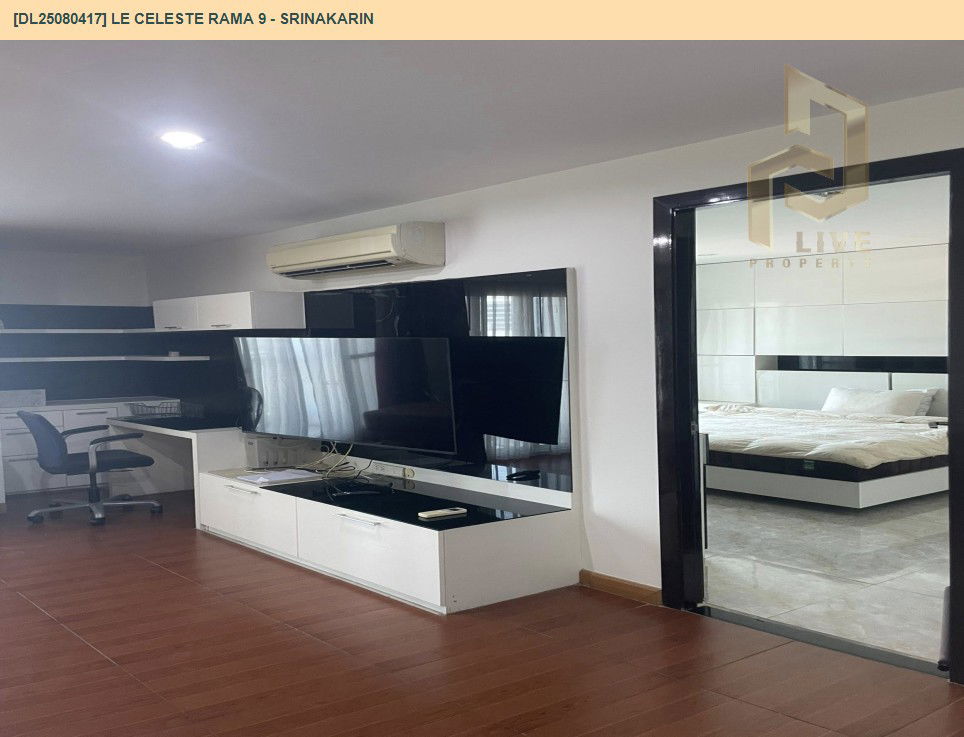 picture DL25080417 Condo for rent, Le Celeste Rama 9 - Srinakarin near -, ready to move in, call urgently 0656133286 LineID @534wlwof - 27/28
