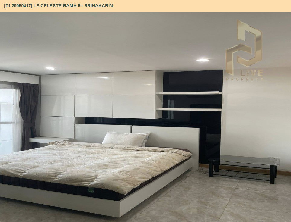 picture DL25080417 Condo for rent, Le Celeste Rama 9 - Srinakarin near -, ready to move in, call urgently 0656133286 LineID @534wlwof - 3/28