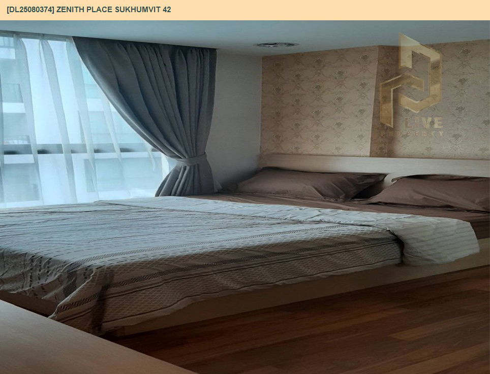 picture DL25080374 Condo for rent, Zenith Place Sukhumvit 42 near BTS Ekkamai, ready to move in, call urgently 0656133286 LineID @534wlwof - 4/6