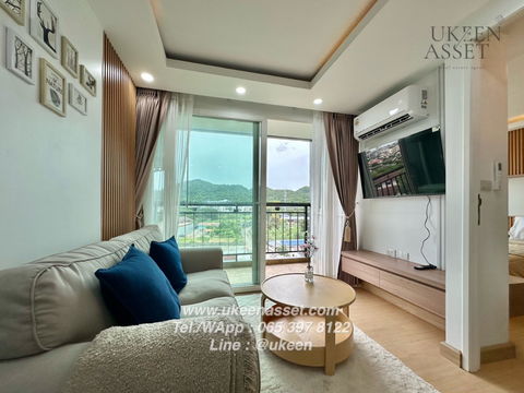 UK01-339 For rent: The Near Residence Sriracha, near Somdej Hospital, 1 bedroom | 35 sq m., only 8,000 baht/month.