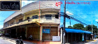 Shophouses for sale Songkhla-Nathawi Road : อาคารพาณิชย์ 100 square meter Songkhla Muang Songkhla Bo Yang for 2039000 THB