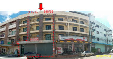 อาคารพาณิชย์ 191.6 square meter Songkhla Sadao Samnak Kham for 8840000 THB